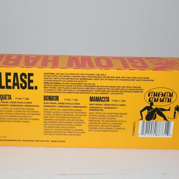 Miami Mami Glow Hard Butter Up Body Cream Set New - Picture 3 of 7